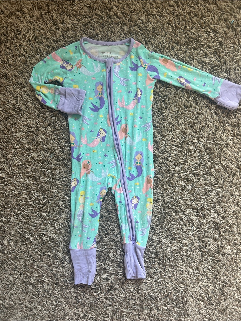 Little Sleepies Mermaid Print